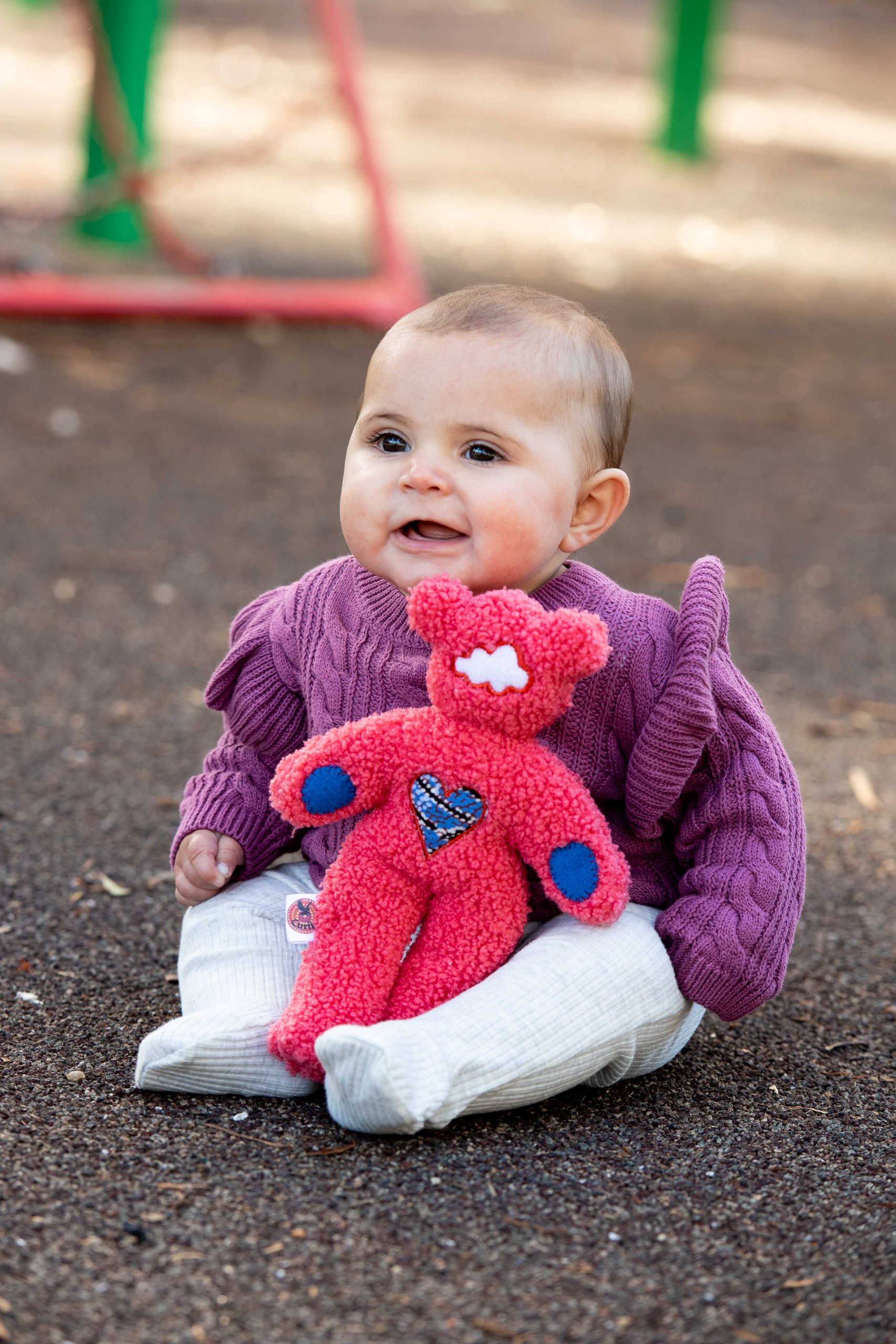 Sensory Bears – Coral Teddy Fur (Limited numbers available)
